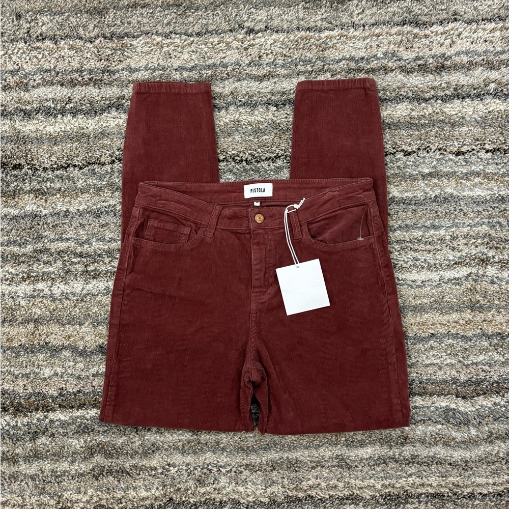 Pistola Corduroy Mid Rise Skinny Jeans Sz 28 NWT | Pistola Corduroy Skinny Jeans - Picture 3 of 13